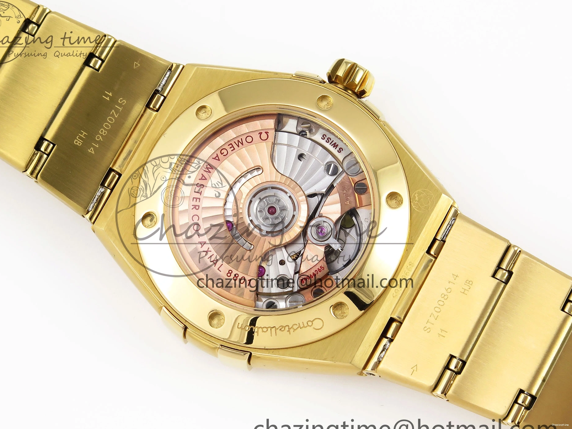 0514 Constellation 39mm YG ASWF 1:1 Best Edition White Dial on YG Bracelet A Casual 7780
